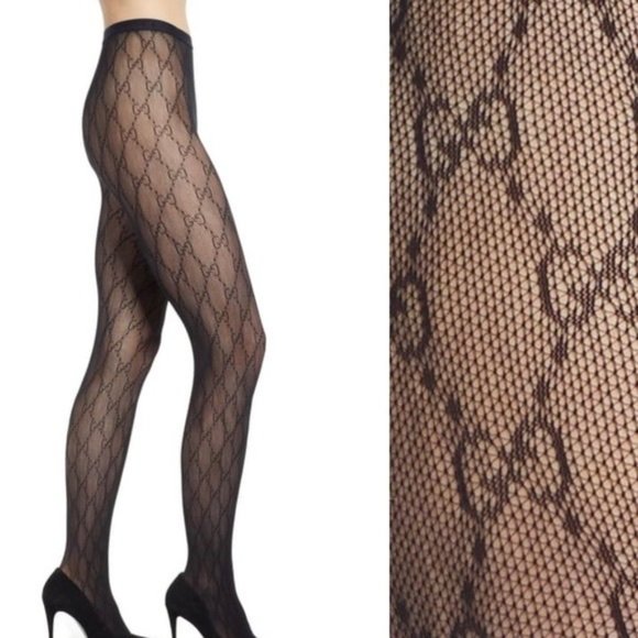 Diamond Fishnet Prints Nylon Women’s Pantyhose Stretchy Black G-Tights - Picture 8 of 16